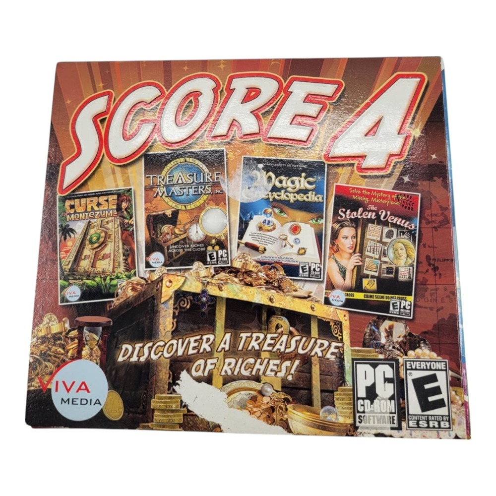 Viva Media Score‎ 4 PC CD Rom Game Win XP/Vista - Disk Only